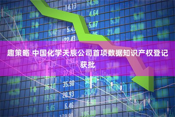 趣策略 中国化学天辰公司首项数据知识产权登记获批